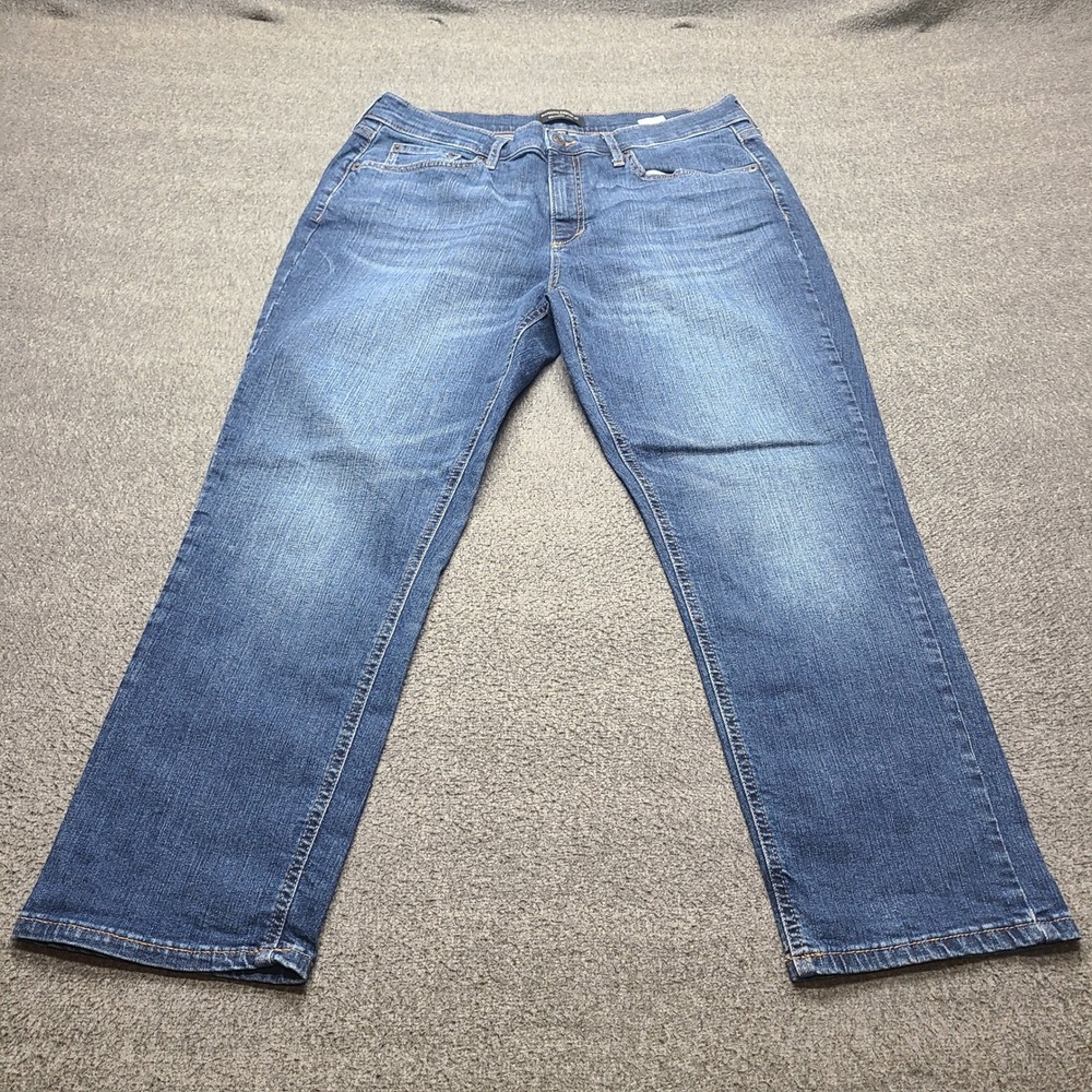 Banana Republic Girlfriend Jeans Womens 31/12P Blue Excellent Petite Stretch